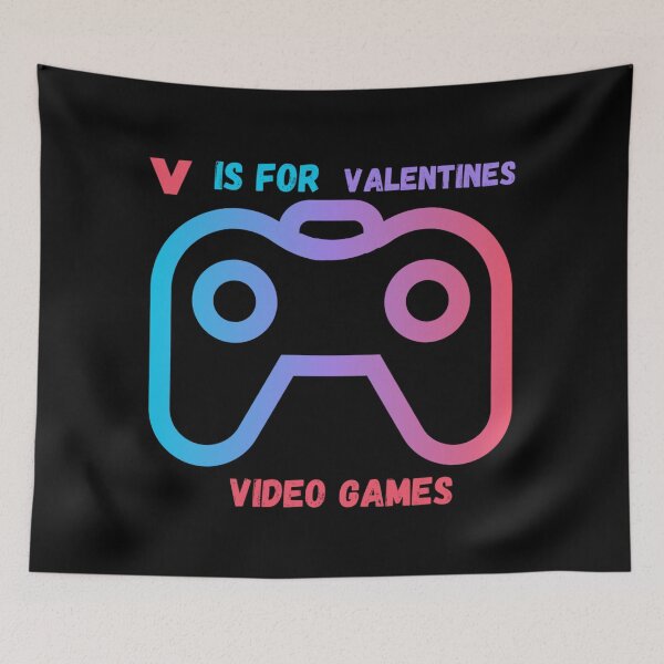 Item preview, Valentines Day Boys Kids Son V Is For Video Games Gamer T-Shirt designed and sold by jounior ⭐⭐⭐⭐⭐.