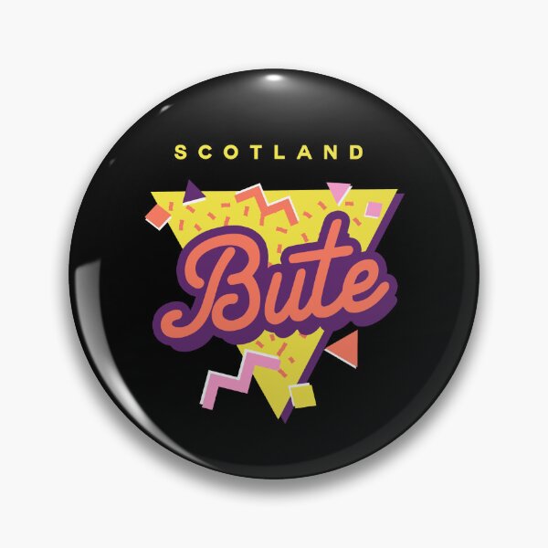 Item preview, Retro 90s Pop 'Bute' Vintage Scotland designed and sold by dinosareforever.