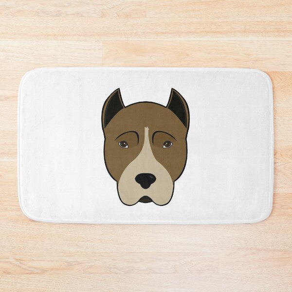 Item preview, Amstaff dog face designed and sold by MaxFilms.