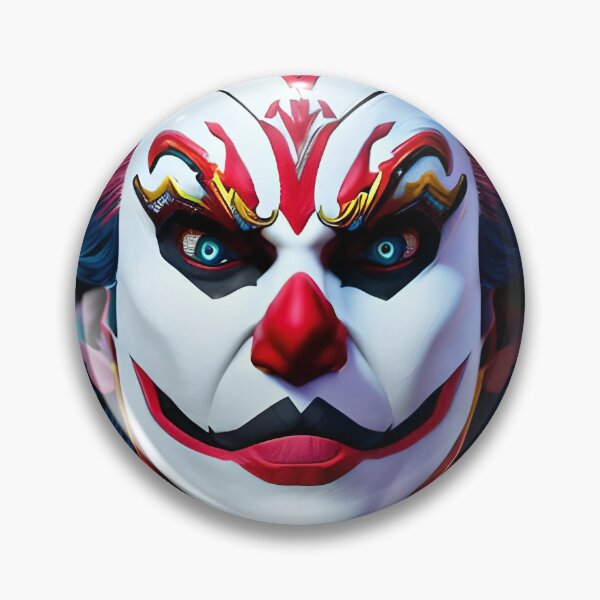 Item preview, Psychedelic digital concept art of a fierceful clown fullcolor designed and sold by MarcusPetrus.