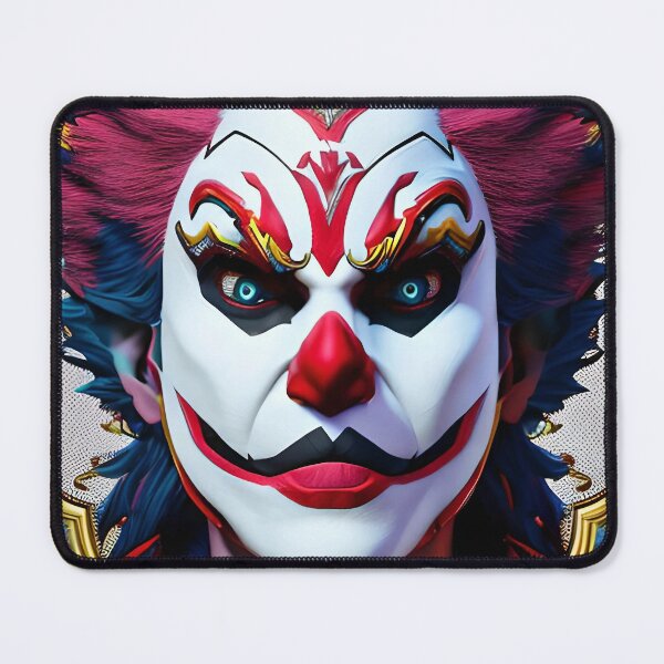 Item preview, Psychedelic digital concept art of a fierceful clown fullcolor designed and sold by MarcusPetrus.
