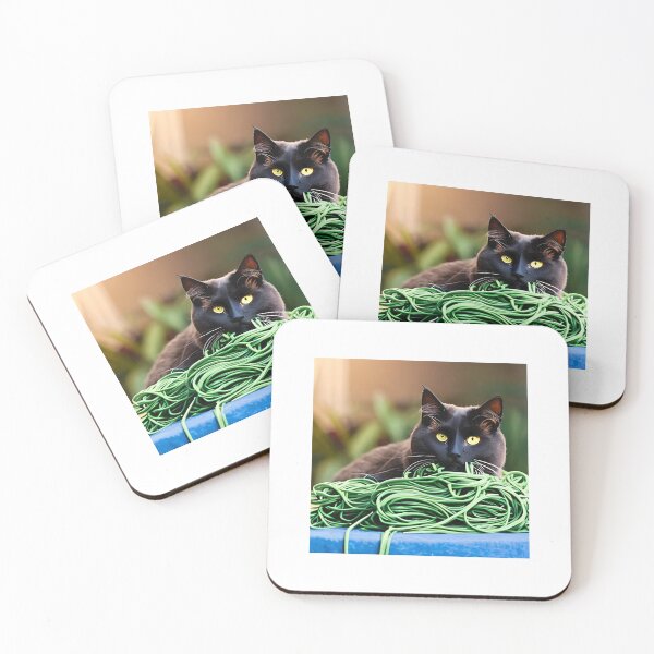 Item preview, Cat Eating Spaghetti designed and sold by roleshop.