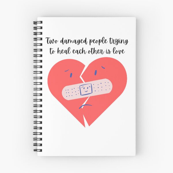 Item preview, Two damaged people trying to heal each other is love designed and sold by FXR-Designs.