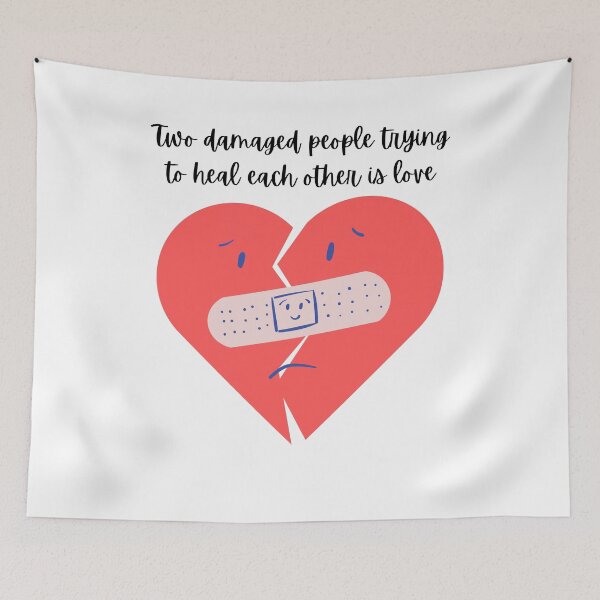 Item preview, Two damaged people trying to heal each other is love designed and sold by FXR-Designs.