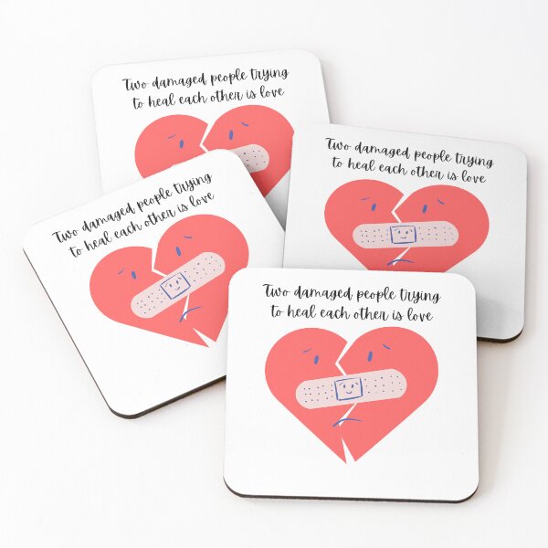 Item preview, Two damaged people trying to heal each other is love designed and sold by FXR-Designs.