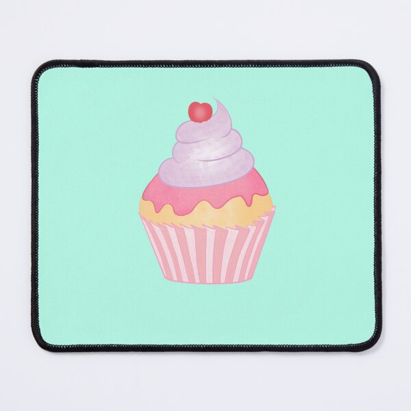 Item preview, Kawaii Cupcake with pink Topping and sugar Sprinkle designed and sold by MagicBaguette.