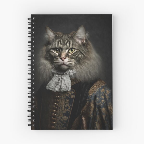 Item preview, Hyper Realistic Cat Portrait Royal Renaissance Animal –  Photorealism Classic Royal Portrait Of A Cat designed and sold by MadeByRobots.