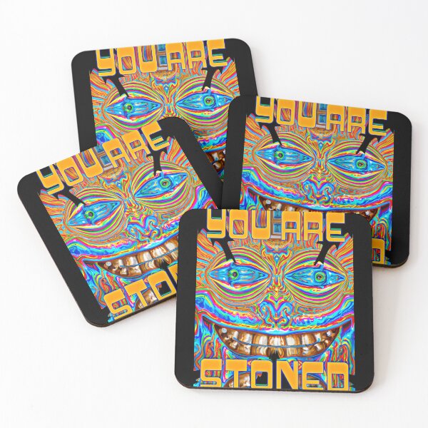 Item preview, You Are Stoned - Captioned (1)- Trippy Psychedelic Art designed and sold by TheThirdEye.