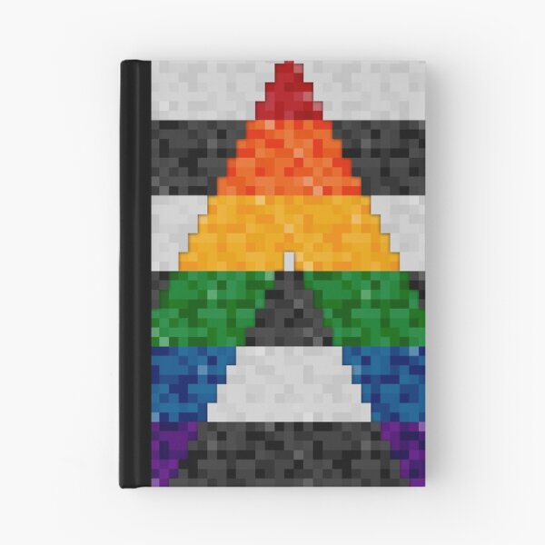 Item preview, LGBT Ally Pride Pixel Flag Repeating Background designed and sold by LiveLoudGraphic.