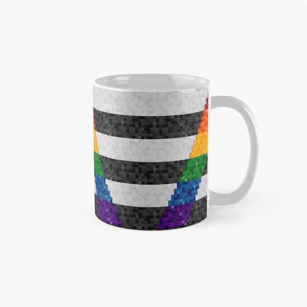 Item preview, LGBT Ally Pride Pixel Flag Repeating Background designed and sold by LiveLoudGraphic.