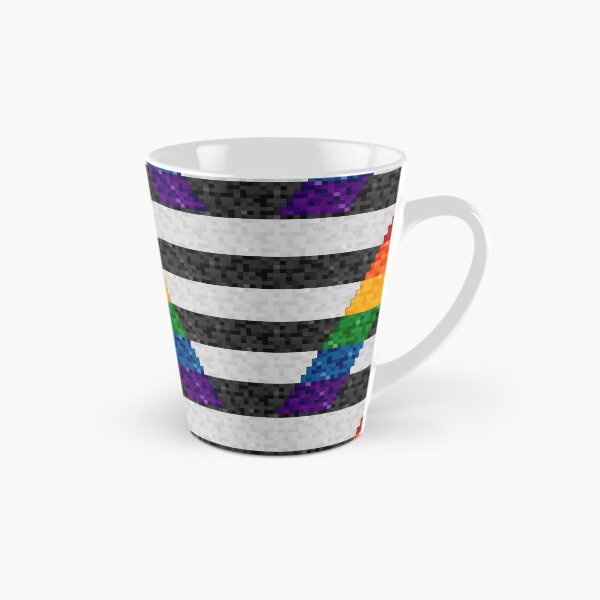 Item preview, LGBT Ally Pride Pixel Flag Repeating Background designed and sold by LiveLoudGraphic.