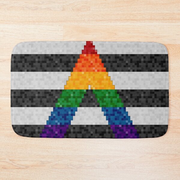 Item preview, LGBT Ally Pride Pixel Flag Repeating Background designed and sold by LiveLoudGraphic.