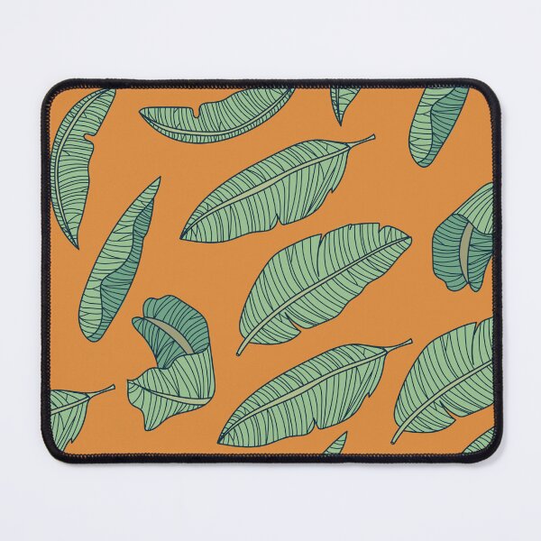 Item preview, Feathers/Leaves Blue on Gold Pattern designed and sold by Gumblebee Design.
