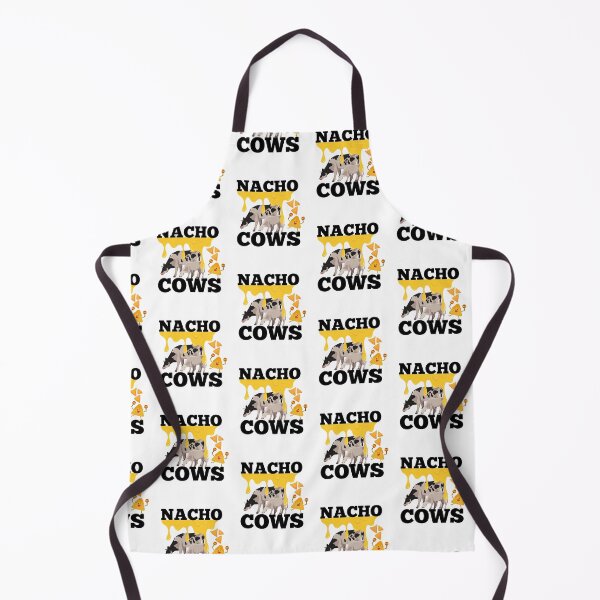 Item preview, White version of Funny Cow and Nacho jokes Nacho Cows designed and sold by FarmsteadAcers.