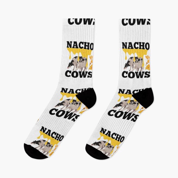 Item preview, White version of Funny Cow and Nacho jokes Nacho Cows designed and sold by FarmsteadAcers.