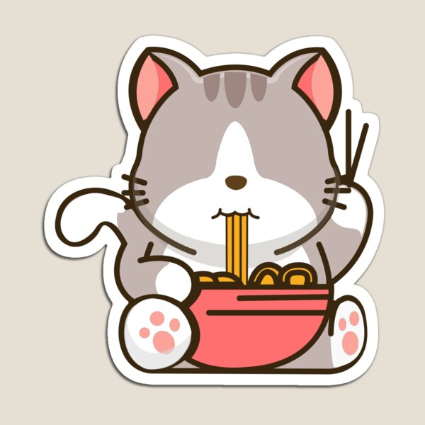 Item preview, Gato comiendo espagueti último diseño de Mehroz designed and sold by FunPurchase.