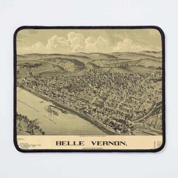 Item preview, Belle Vernon, Pennsylvania (1902) designed and sold by allhistory.