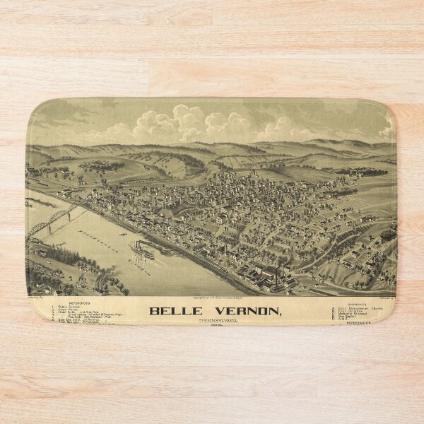 Item preview, Belle Vernon, Pennsylvania (1902) designed and sold by allhistory.