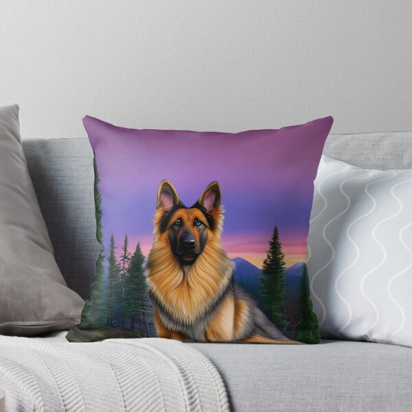 Item preview, A german shepherd stood on mountains. German shepherd mamma. German shepherd mummy. German shephed in forest designed and sold by Doggymadness.