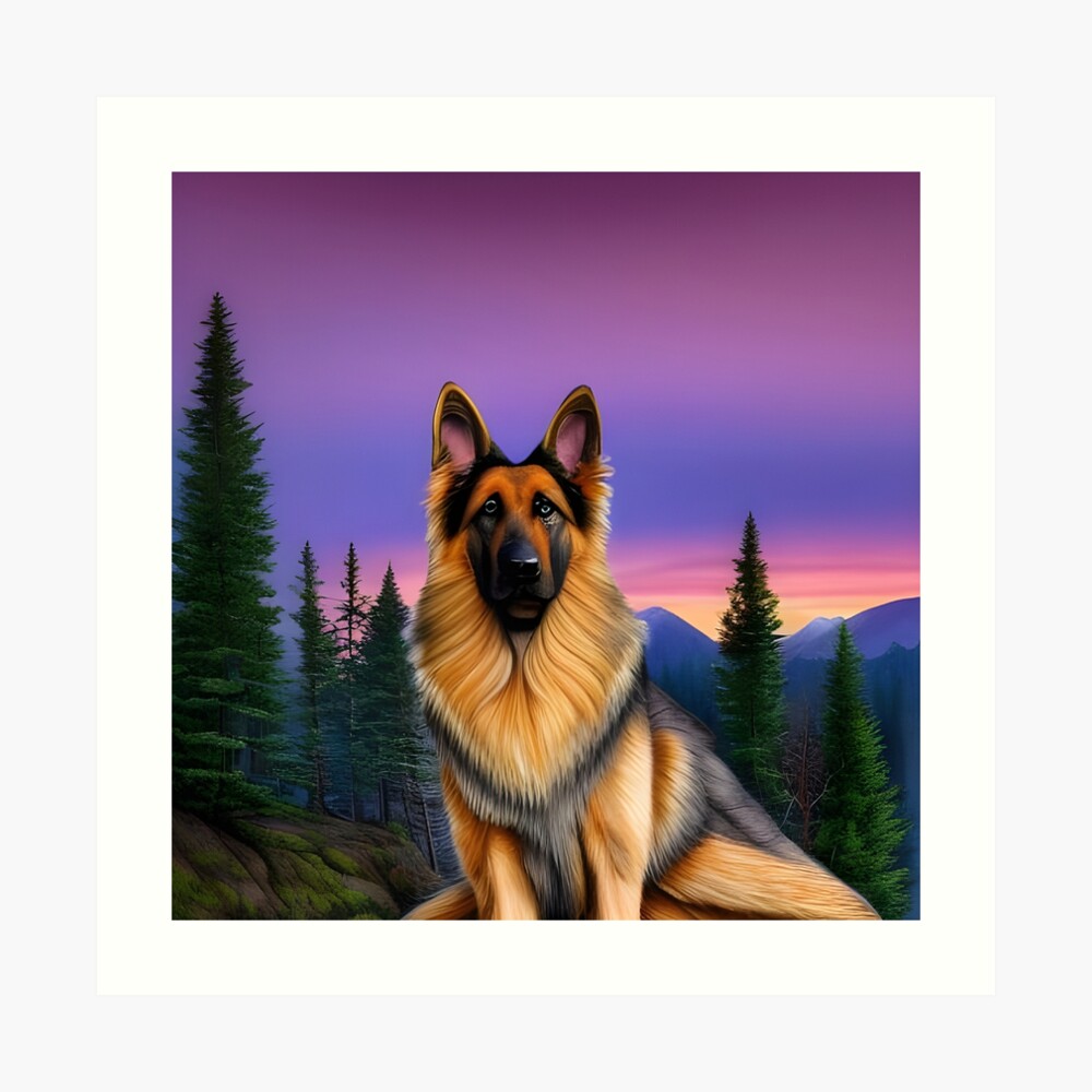 Loki German Shepherd Jigsaw Puzzle by Erika Kaisersot