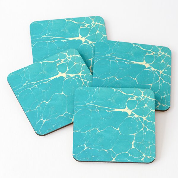 Item preview, Handmade blue  marbling pattern design designed and sold by Pacika.