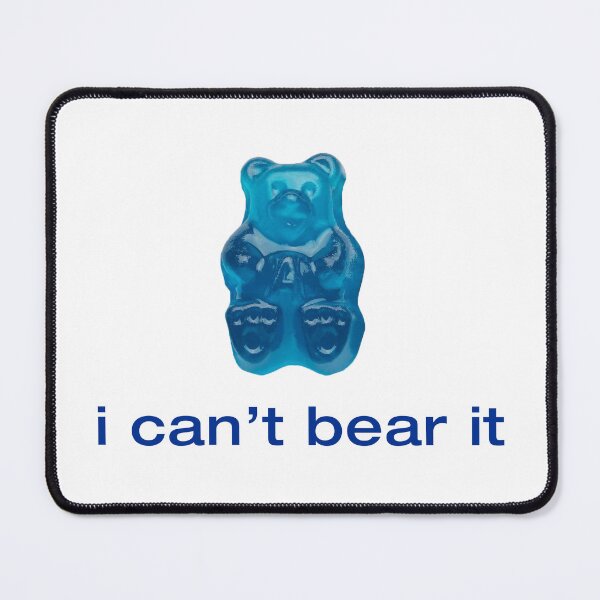 Item preview, i can't bear it - Blue Gummy Bear designed and sold by ssbmjacks.