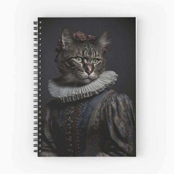 Item preview, Hyper Realistic Cat Portrait Royal Renaissance Animal –  Photorealism Classic Royal Portrait Of A Cat designed and sold by MadeByRobots.