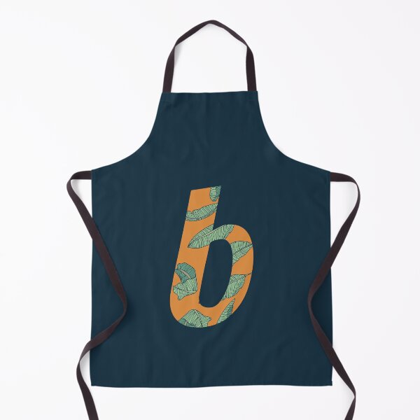 Item preview, Leaf/Feather Pattern Letter B Monogram (Gold) designed and sold by Gumblebee Design.