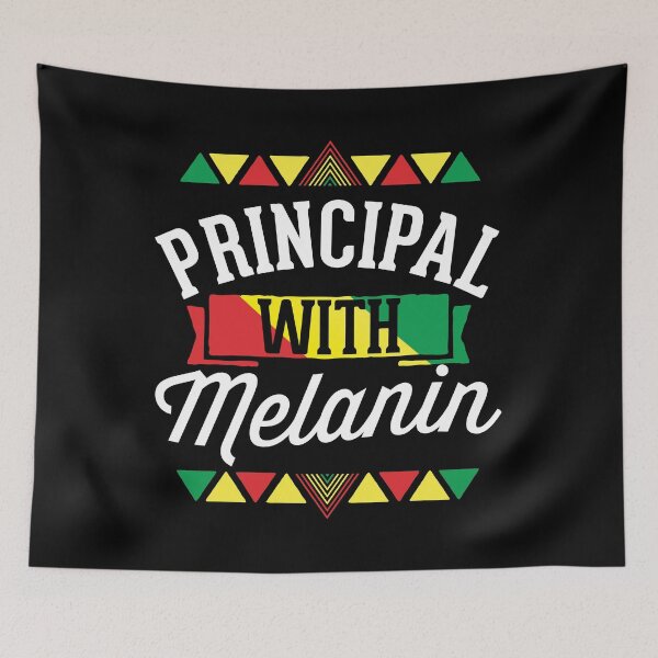 Item preview, Principal With Melanin African American Junteenth Black History Month designed and sold by QueenOfPrint.