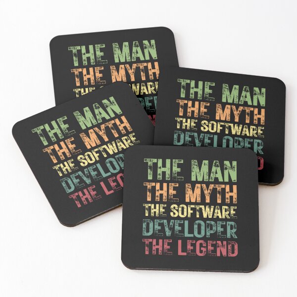 Item preview, The Man The Myth The Software Developer The Legend designed and sold by Crafty-Mornings.