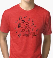 dancing snoopy Tri-blend T-Shirt
