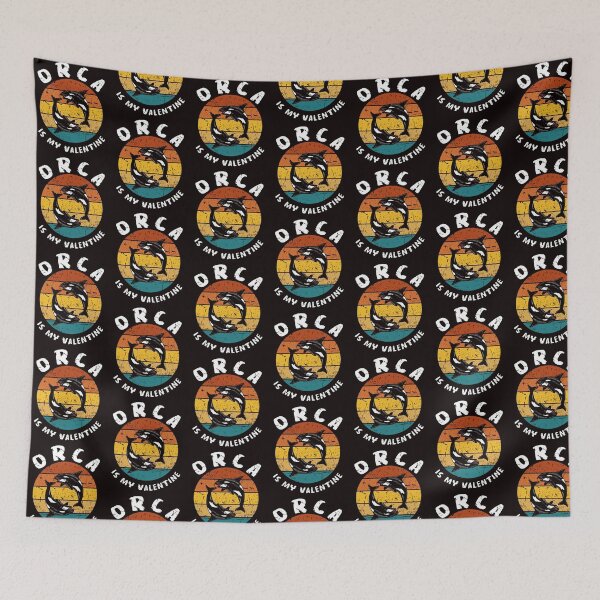 Item preview, Orca Is My Valentine Funny Valentine Sayings I Love The Orca designed and sold by Goldbergg.