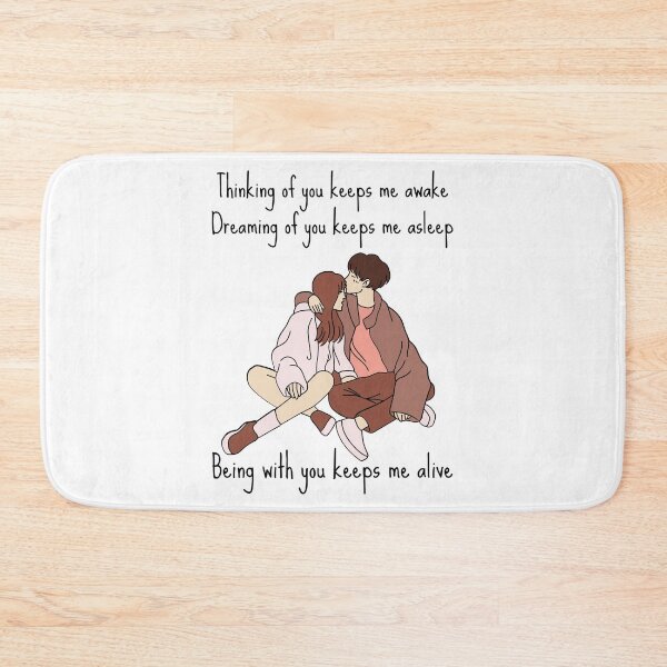 Item preview, Thinking of you keeps me awake, Dreaming of you keeps me asleep, Being with you keeps me alive. designed and sold by FXR-Designs.