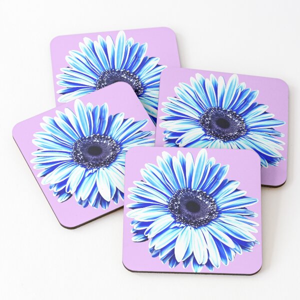 Item preview, Blue gerbera daisy designed and sold by gramizzia.