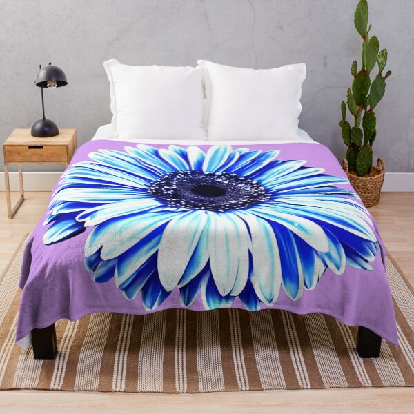 Item preview, Blue gerbera daisy designed and sold by gramizzia.