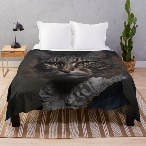 Item preview, Hyper Realistic Cat Portrait Royal Renaissance Animal –  Photorealism Classic Royal Portrait Of A Cat designed and sold by MadeByRobots.