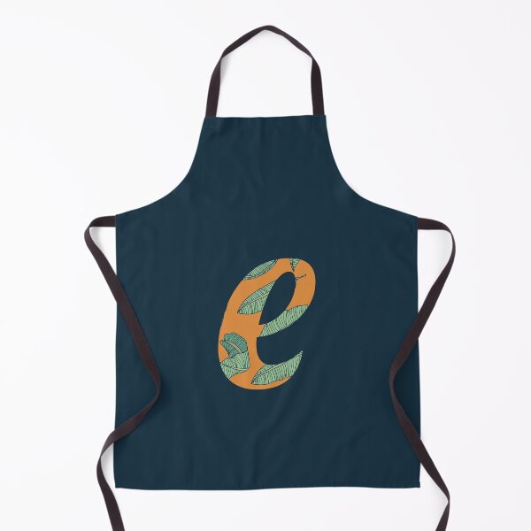 Item preview, Leaf/Feather Pattern Letter E Monogram (Gold) designed and sold by Gumblebee Design.