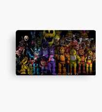 FNAF Gang Canvas Print