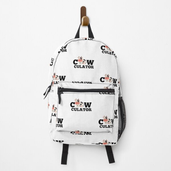 Item preview, Cute "Cow-culator" sticker Funny colorful cow puns Calculator designed and sold by FarmsteadAcers.