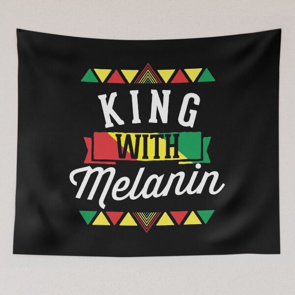 Item preview, King With Melanin African American Juneteenth Black History Month designed and sold by QueenOfPrint.