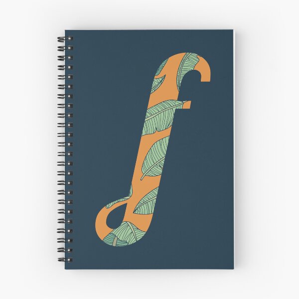 Item preview, Leaf/Feather Pattern Letter F Monogram (Gold) designed and sold by Gumblebee Design.