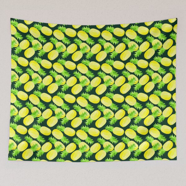 Item preview, Pineapples | Dark Green designed and sold by makemerriness.