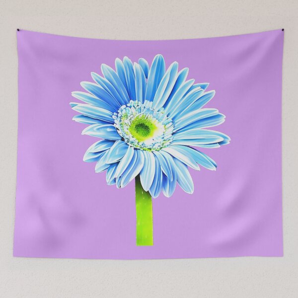 Item preview, Blue gerbera daisy designed and sold by gramizzia.