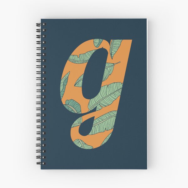 Item preview, Leaf/Feather Pattern Letter G Monogram (Gold) designed and sold by Gumblebee Design.