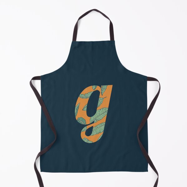Item preview, Leaf/Feather Pattern Letter G Monogram (Gold) designed and sold by Gumblebee Design.