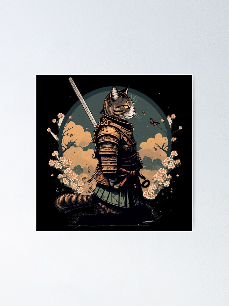 Samurai Cat | Poster