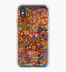 Mexico art Huichol iPhone Case