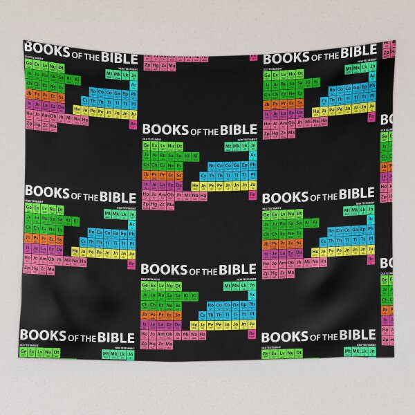 Item preview, Books of Bible Periodic Table Seminary Pastor Appreciation graphic designed and sold by grant4king.