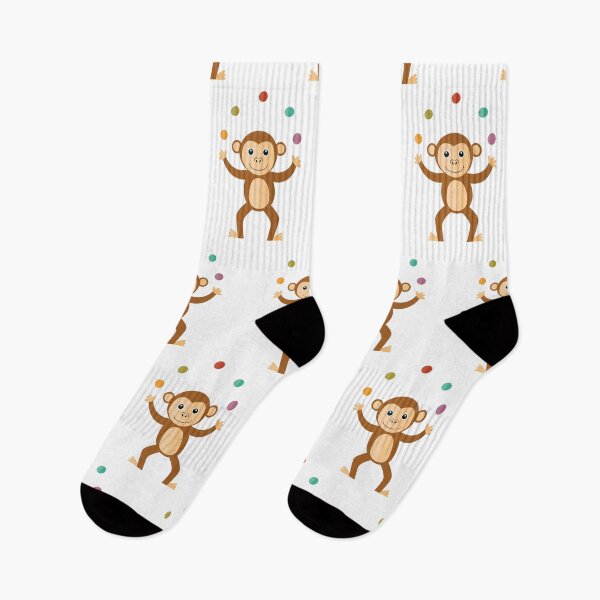 Item preview, Juggling monkeys on white designed and sold by reneesillus.