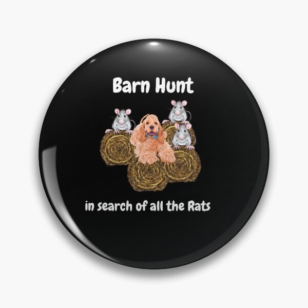 Item preview,  Funny Barn Hunt - in search of all the rats with an English Cocker Spaniel dog designed and sold by Just4doglovers.